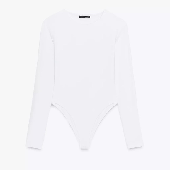 Zara Basic Polyamide Bodysuit - Picture 3 of 8